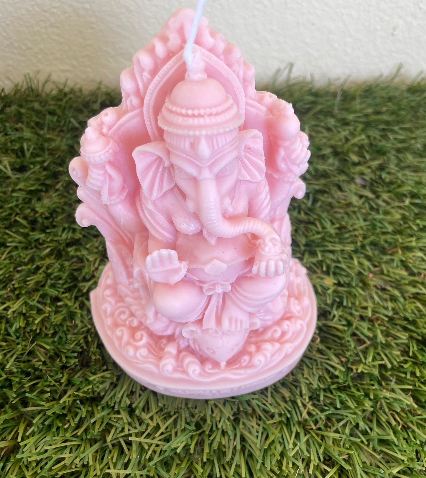 11cm Light pink Ganesha Candle